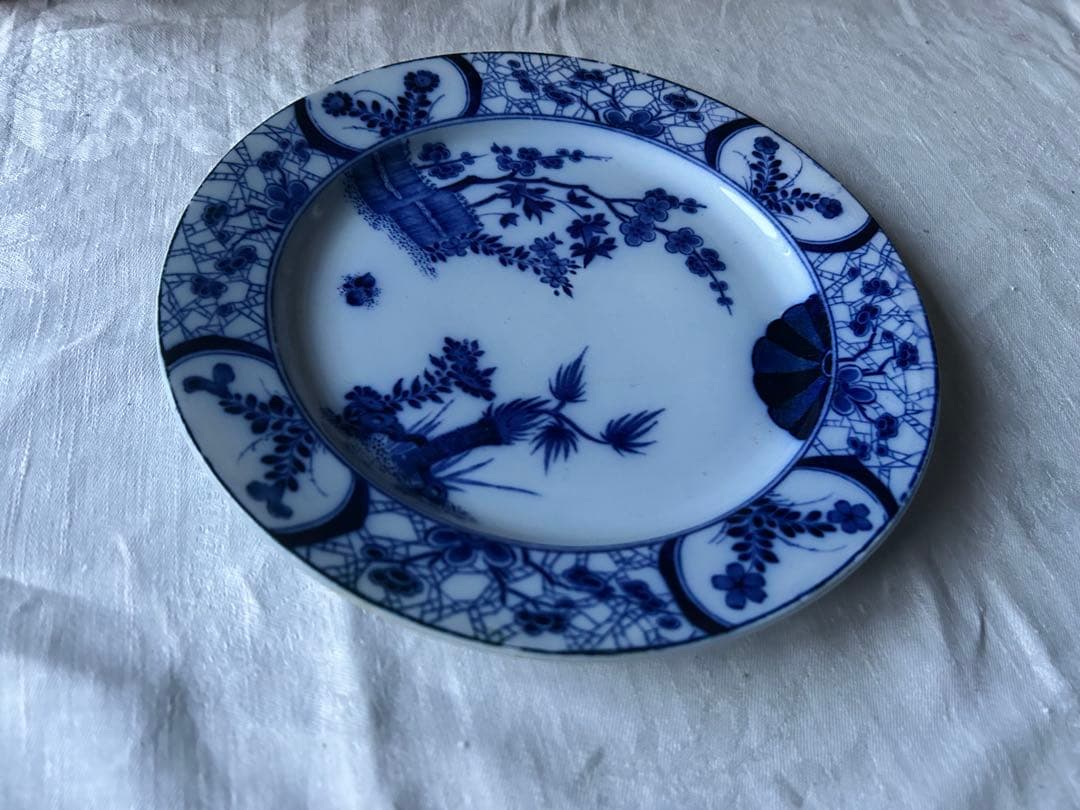 Japon Creil montereau ジャポニズム　藍色　フランス