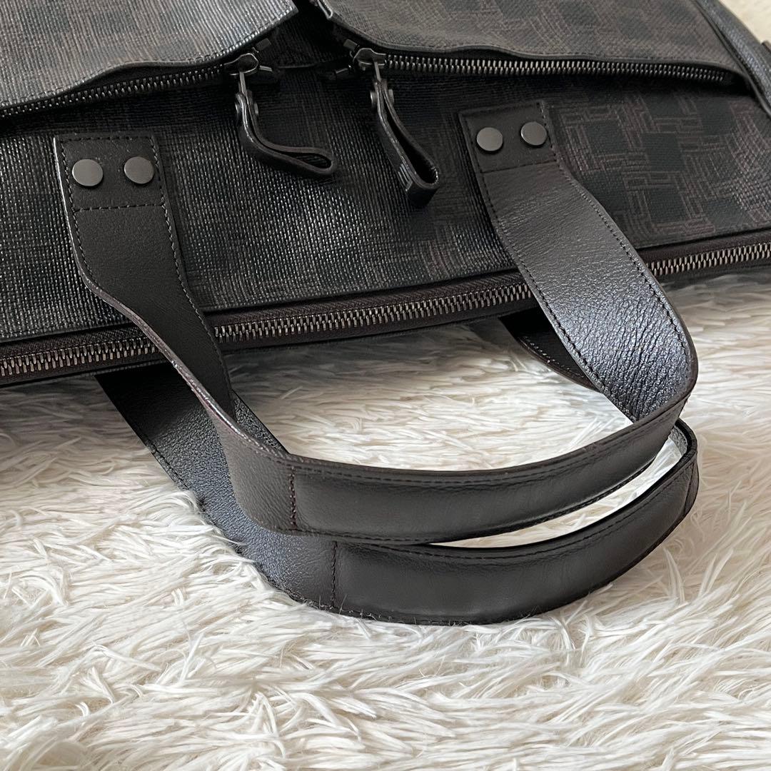 未使用級✨Dunhill ダンヒル　D8ディーエイト　トートバッグ　PVC 総柄