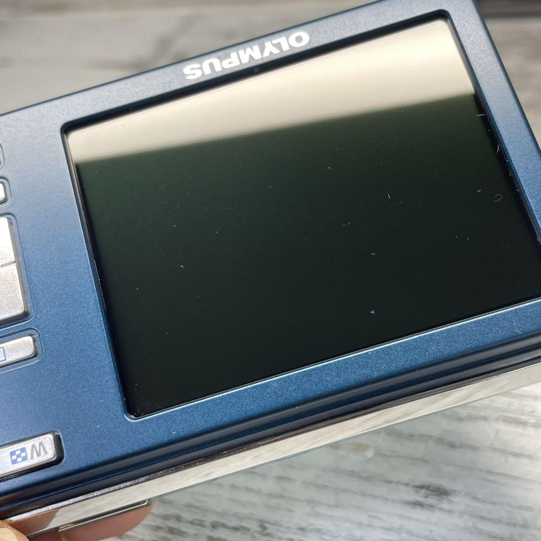【極美品】オリンパス FE-4030 ライトブルー バッテリー 充電器付き