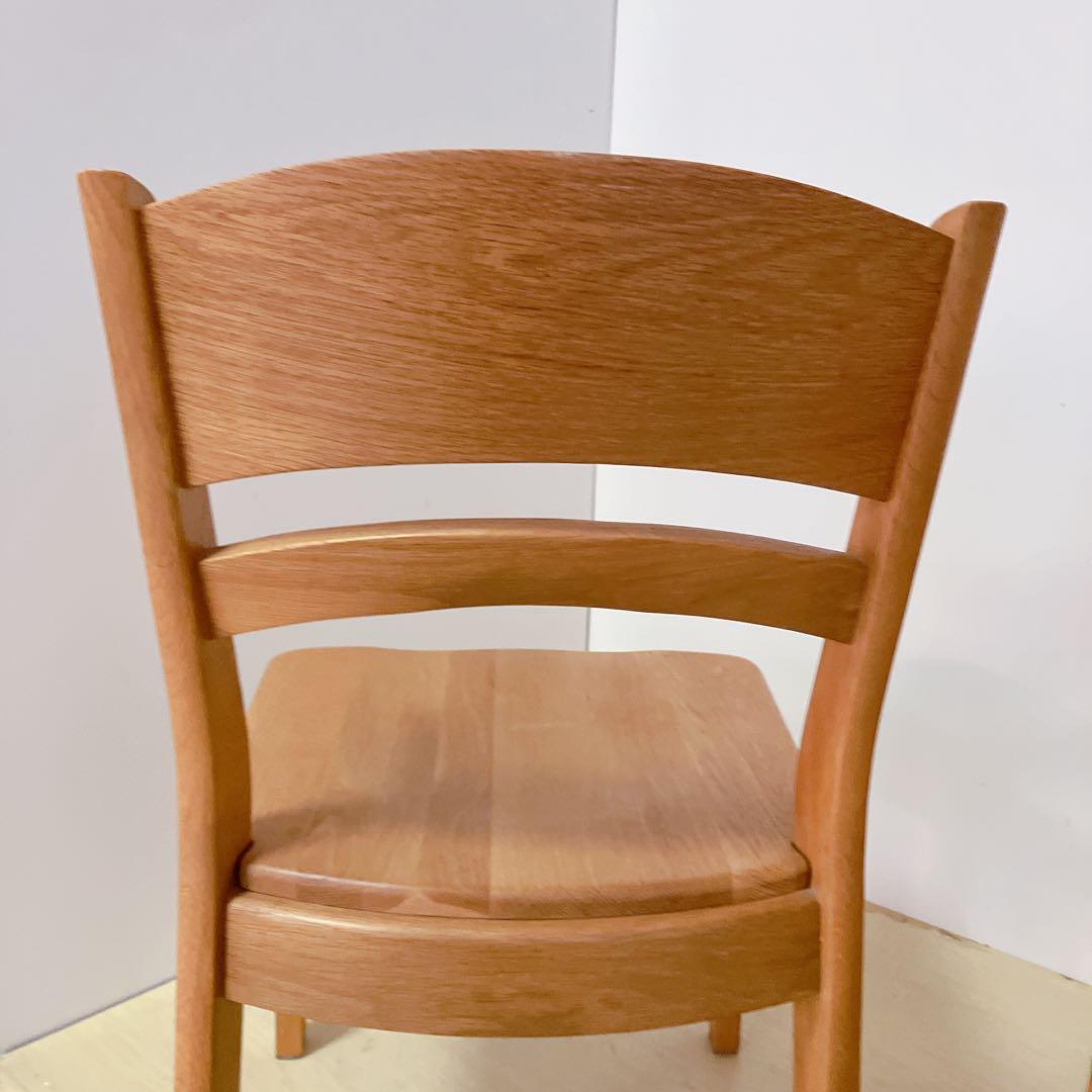 木製　ダイニングチェア　2脚セット　北欧　アームレスチェア　カントリー