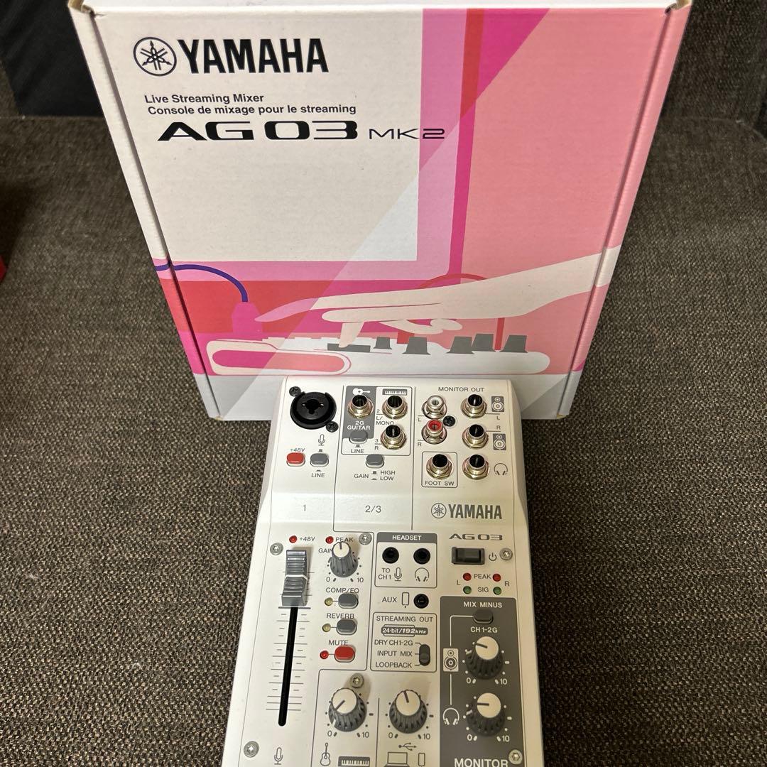 【美品】YAMAHA AG03 MK2 ライブストリーミングミキサー