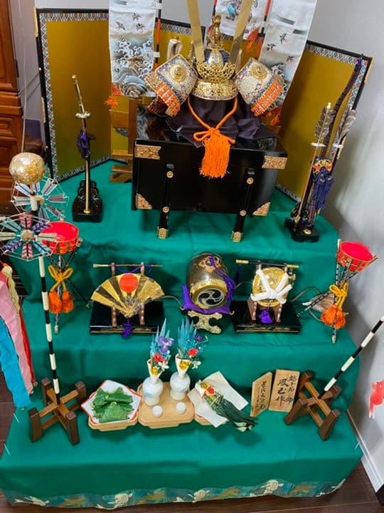 端午の節句 兜 飾り