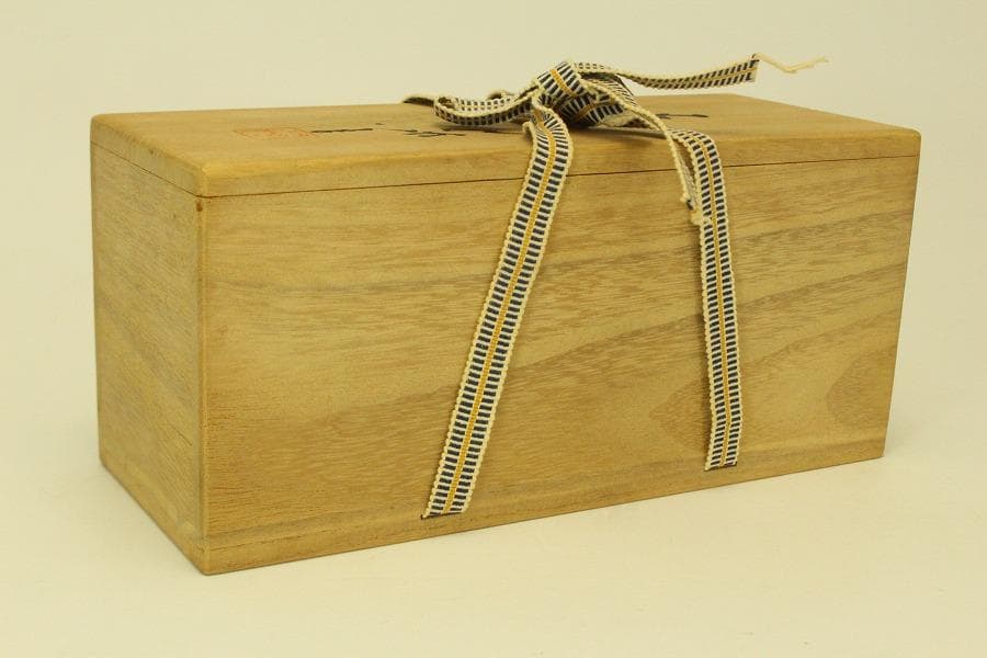 三代 徳田八十吉 正彦 人間国宝 花入 共箱 栞 未使用(ZE588)