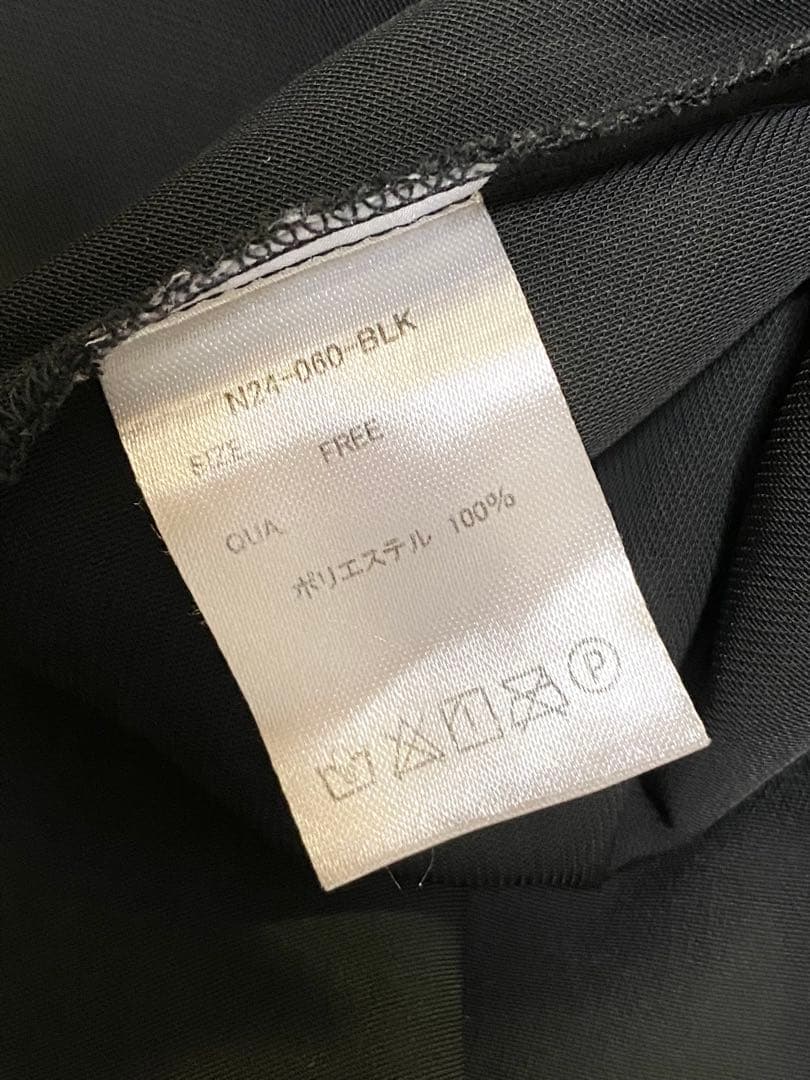 NOT CONVENTIONAL オーバーサイズシャツ　きものシャツ　黒　美品