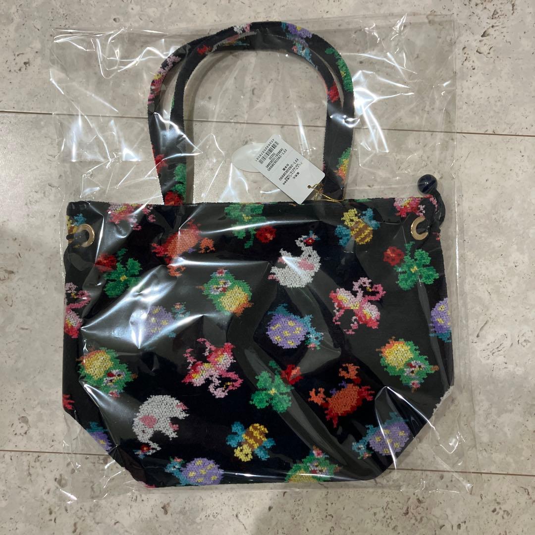 神崎恵×FEILER カラフル動物柄 巾着バッグ