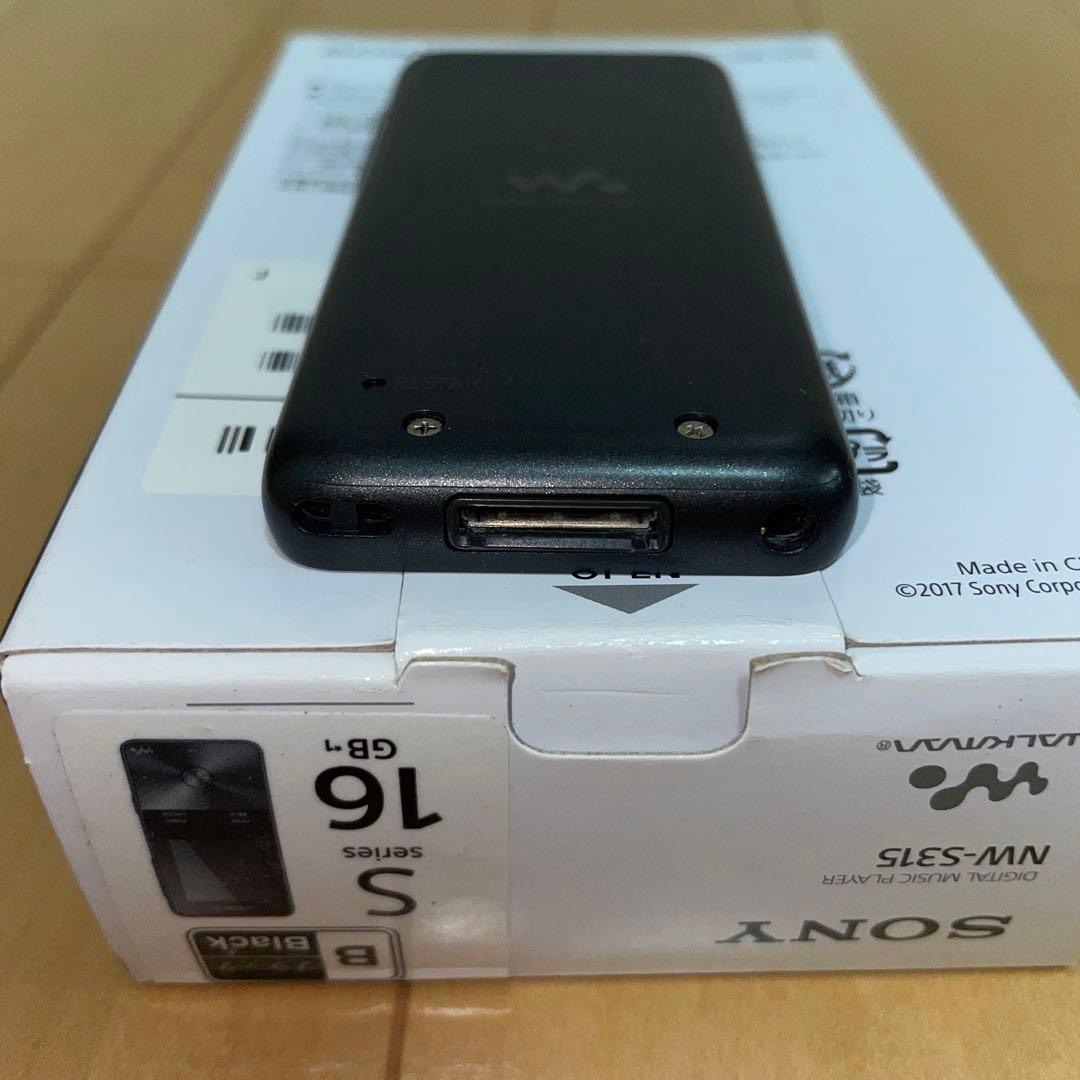 SONY NW-S315 16gb 専用イヤホン、ケーブル、保証書付き