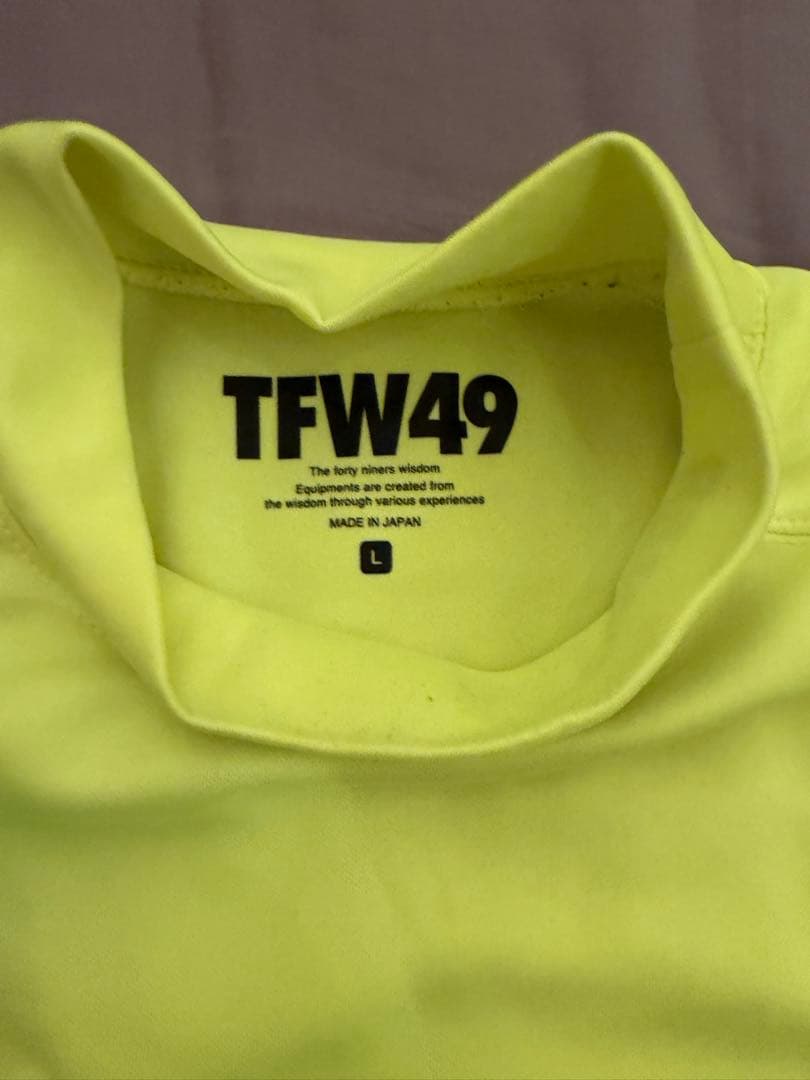 メンズウェア TFW49 LS MOCKNECK NEONYELLOW L