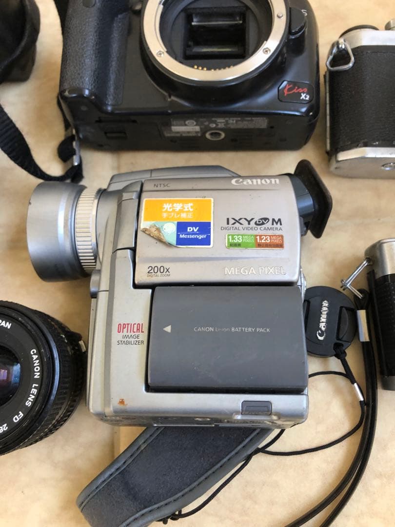Canon Kiss X2などまとめて6個ジャンク(G67)