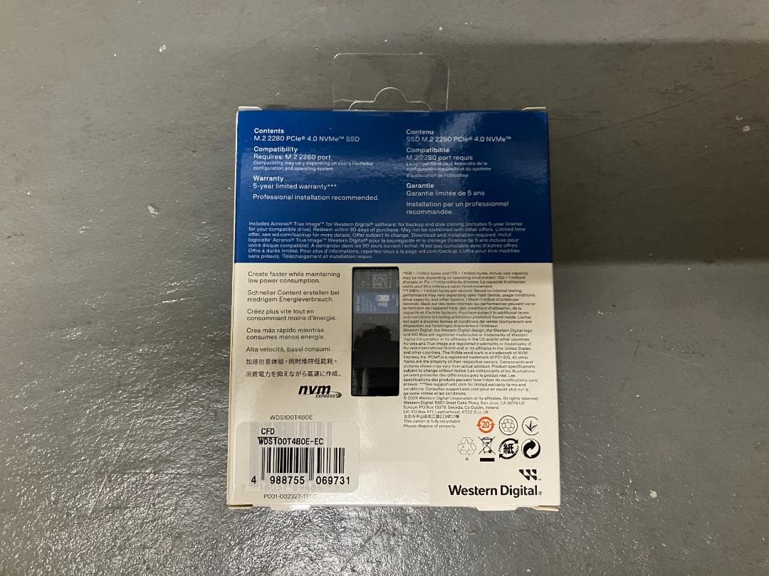 【新品】Western Digital 内蔵SSD 1TB SN5000