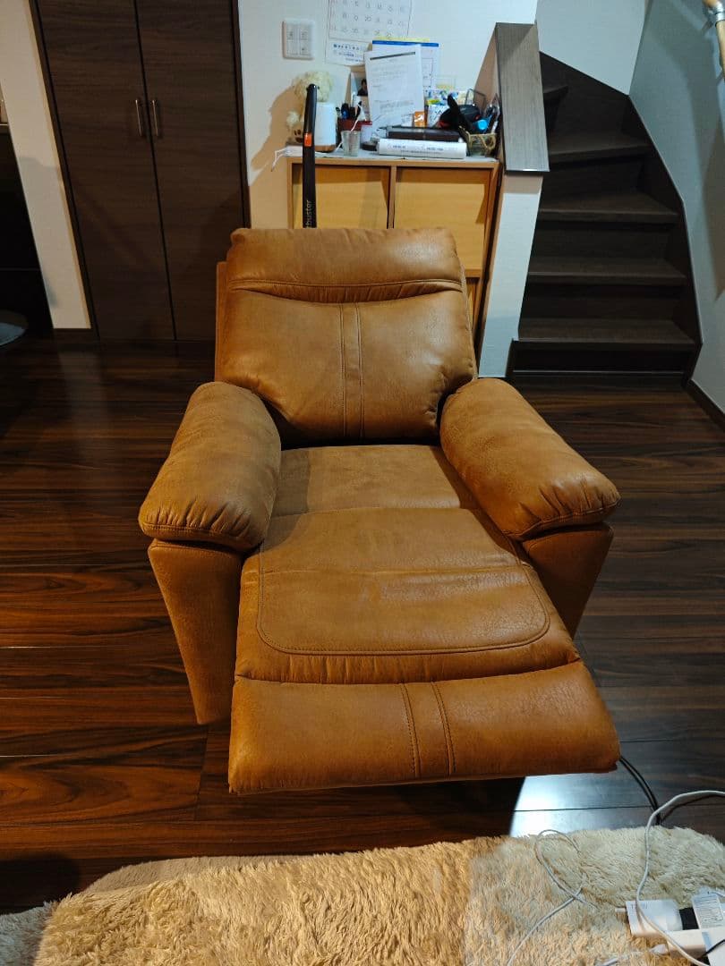 かず 電動リクライニングソファ 1人掛け logan