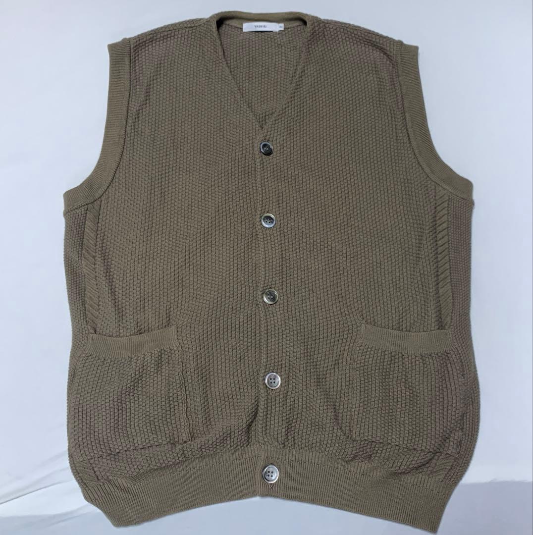 【2】YASHIKI ヤシキ　Namioto Vest ベスト　Vネック