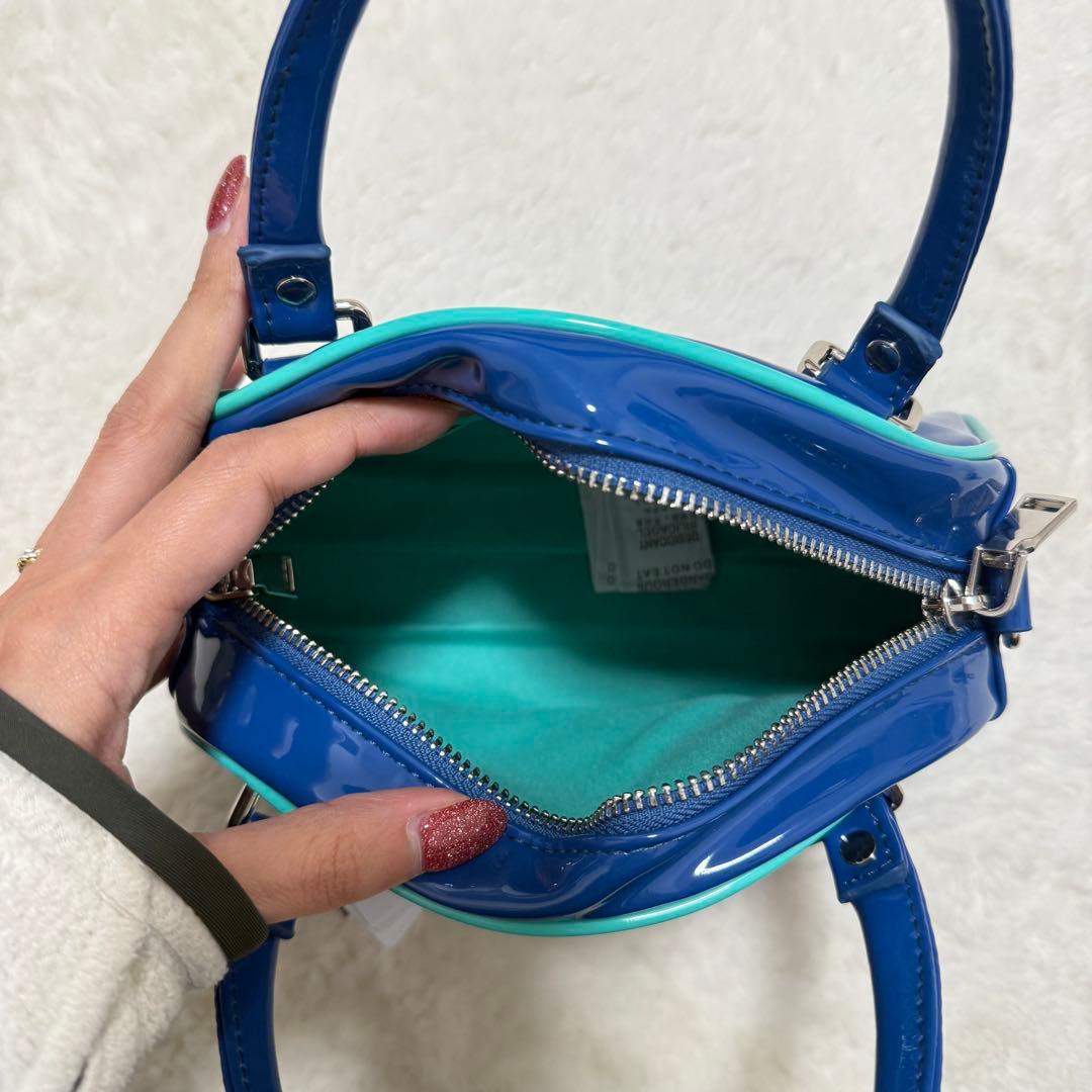 パメオポーズ アンブロ コラボ エナメル 2Wayミニボストンバッグ 新品未使用