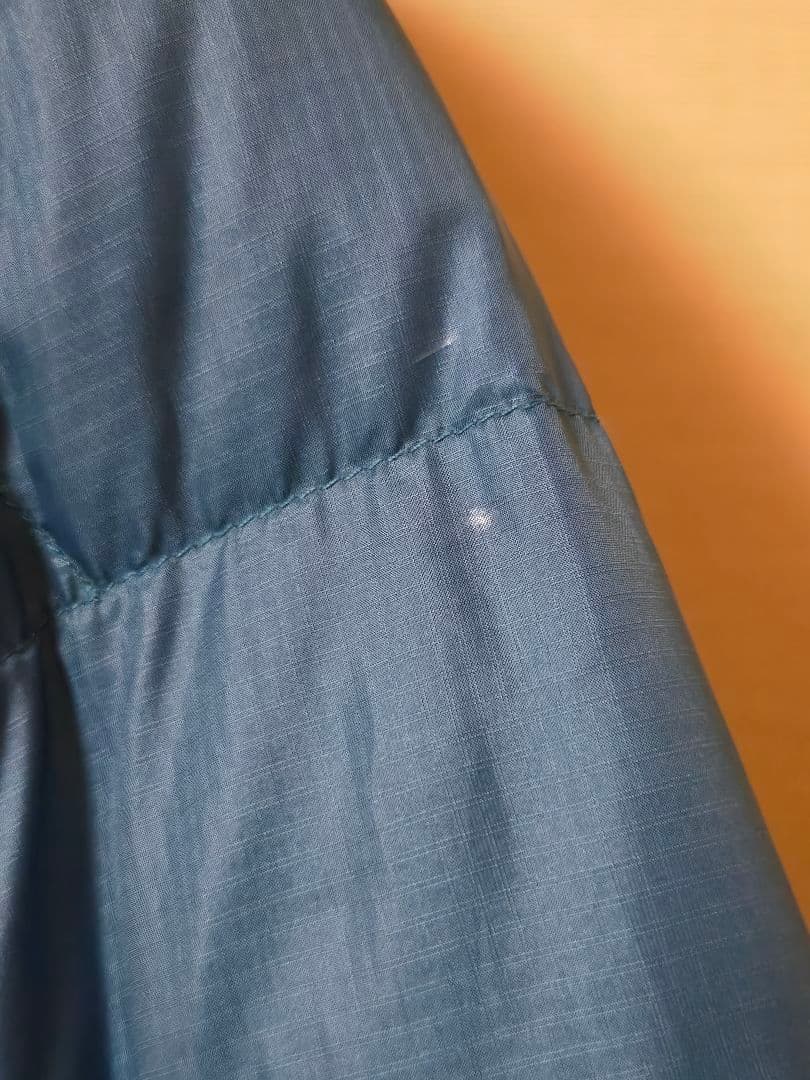 montbell フード付きダウンジャケット 青