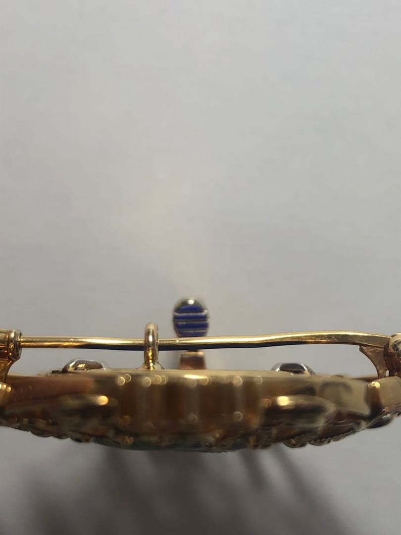 梶光夫 K18 pt900 ダイヤモンド ペンダント トップ ブローチ