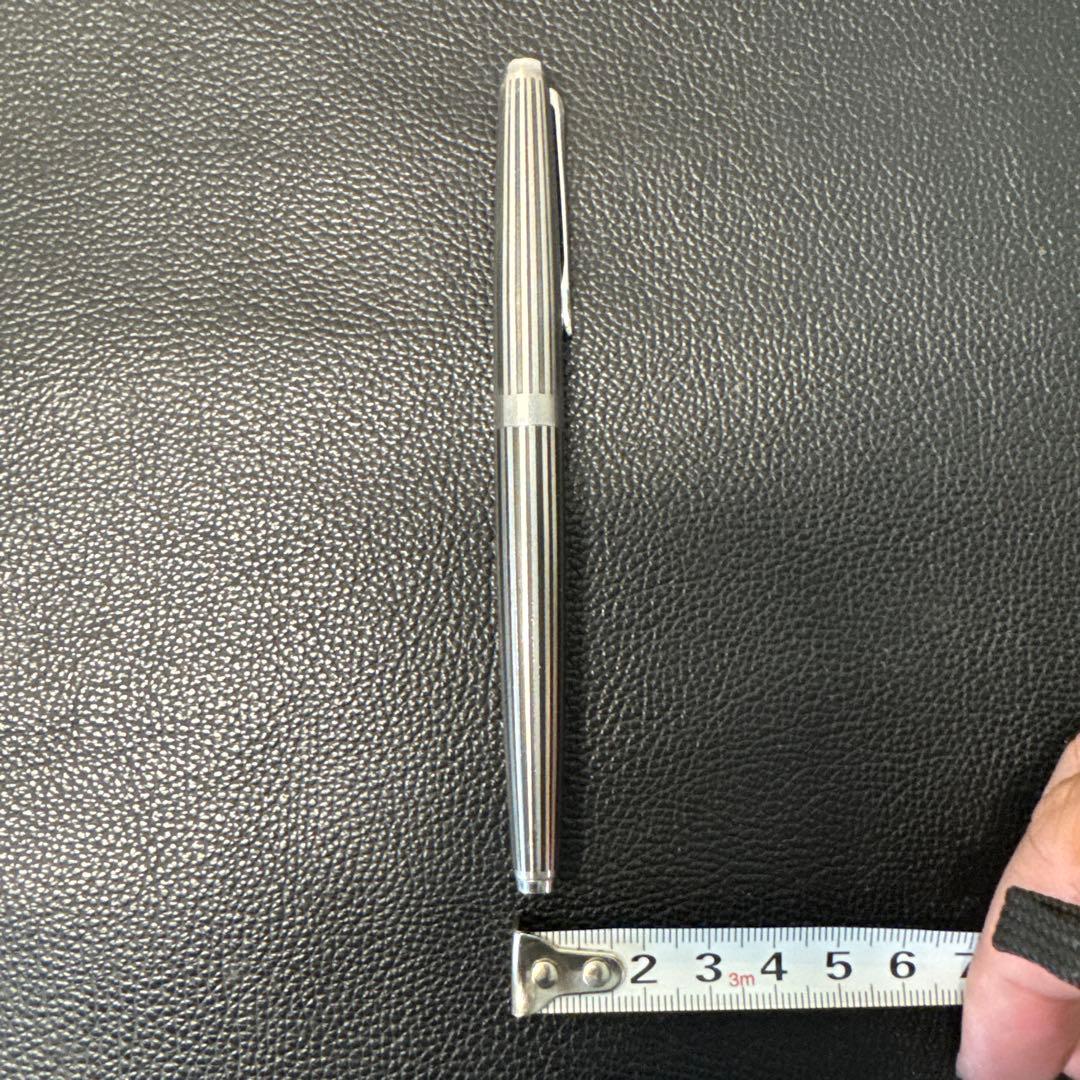 SAILOR シルバー万年筆 ストライプデザイン18KWG