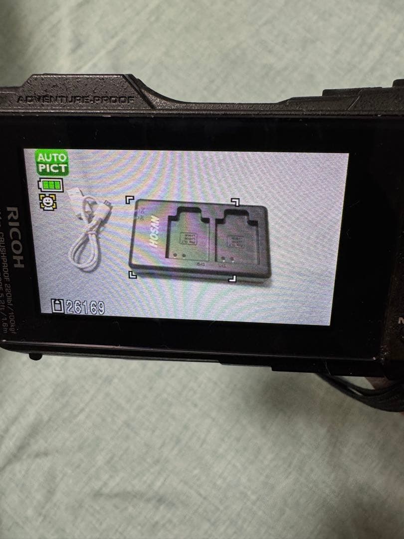 【美品】RICOH WG-40 防水デジタルカメラ メモリ64GB付き