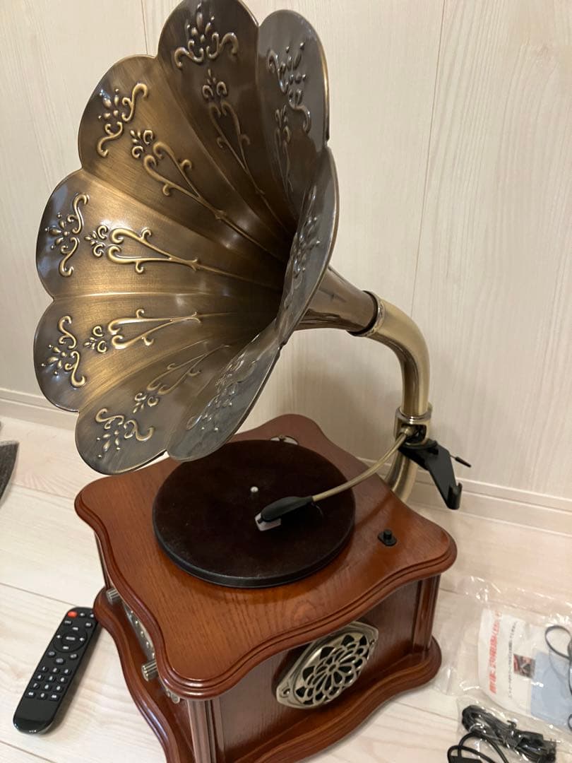 HOFEINZ Bluetoothスピーカー　蓄音機型　レコードプレーヤー