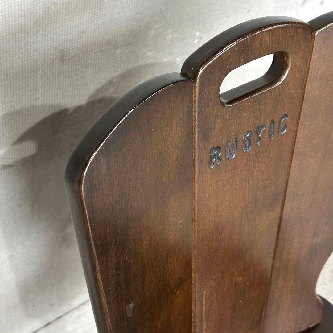 ✦karimoku✦ カリモク RUSTIC チェア／ニング 椅子／昭和レトロ①