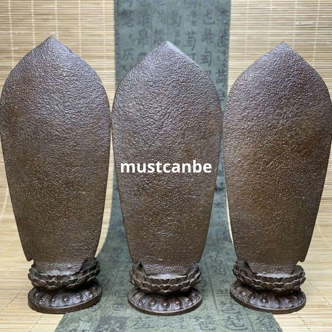 仏教美術 仏像 三聖仏 西方三聖仏仏像 銅製品 工芸品 置物