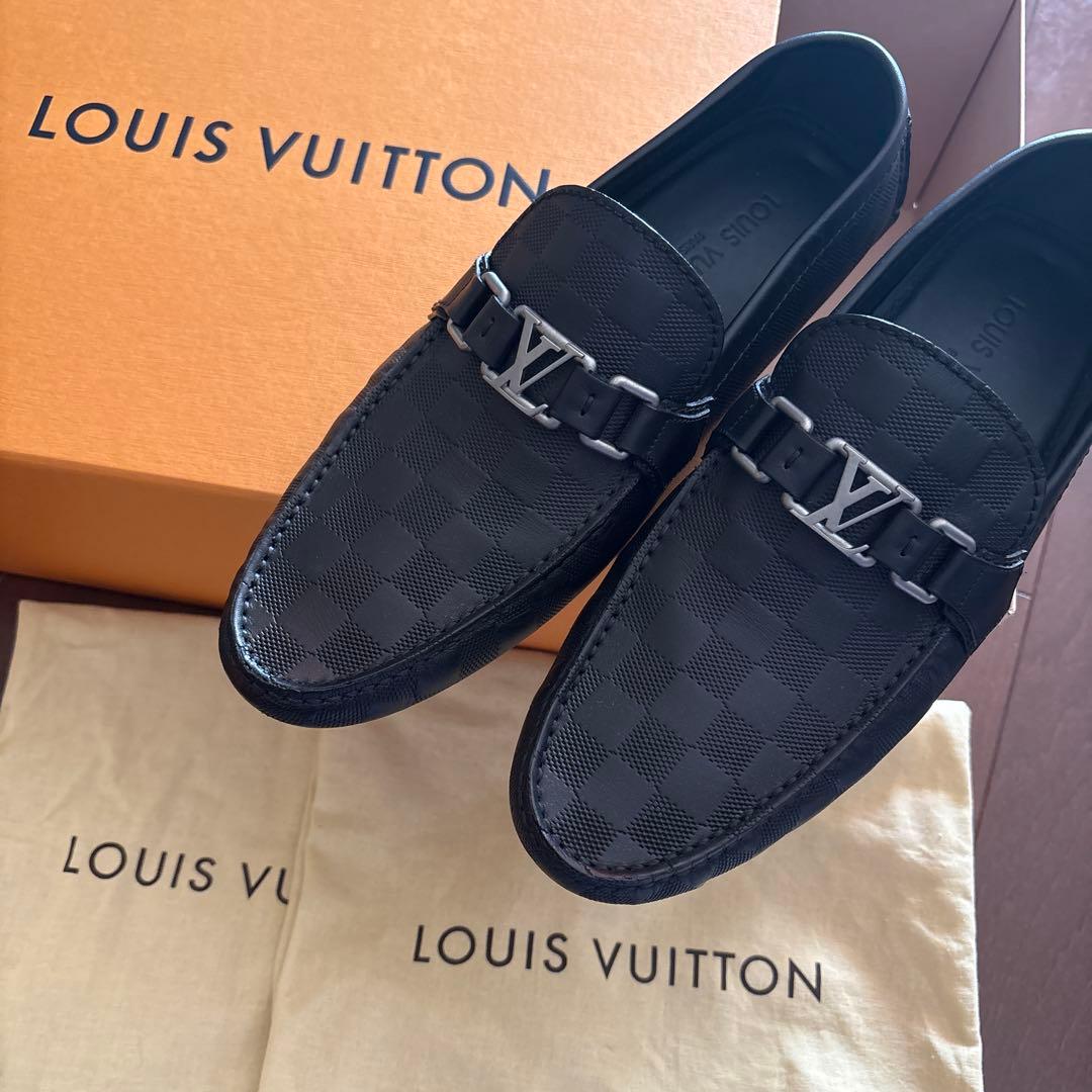 [未使用]LOUIS VUITTON ブラックモカシン