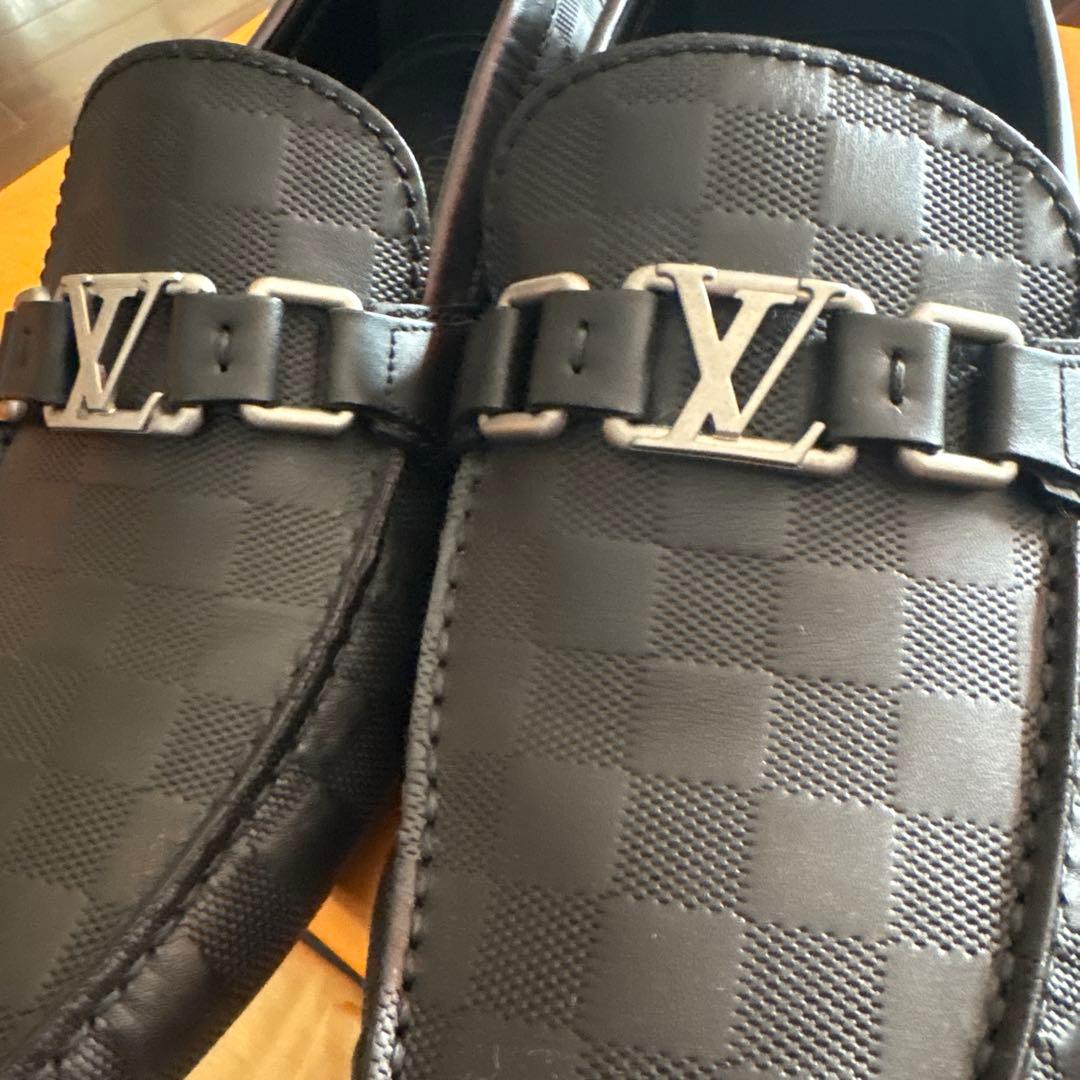 [未使用]LOUIS VUITTON ブラックモカシン