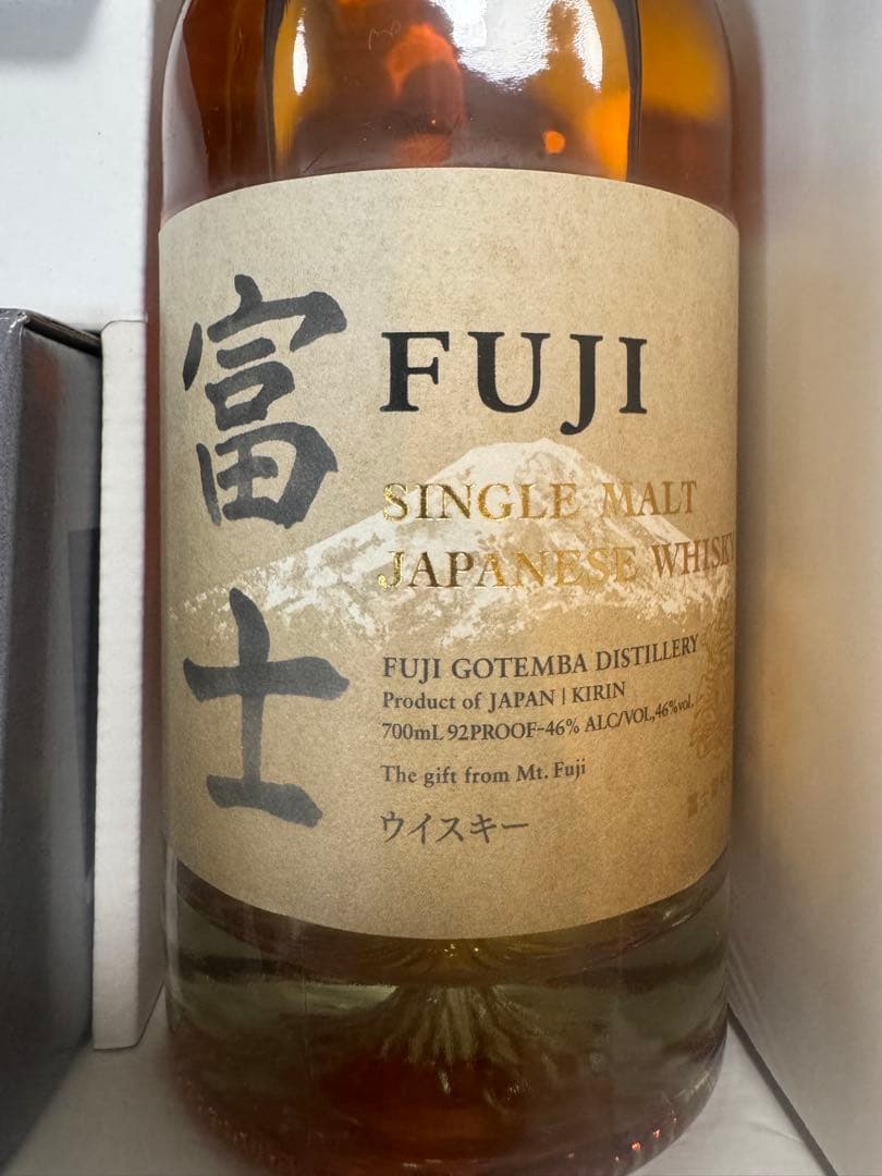 KIRIN ジャパニーズウイスキーFUJI 2本とグラスセット