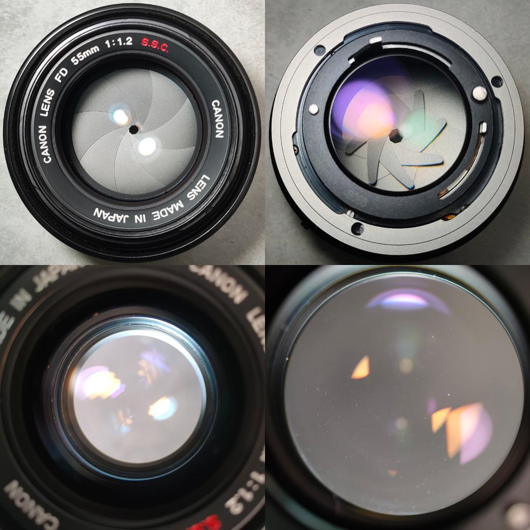 光学綺麗 Canon FD 55mm f1.2 s.s.c.