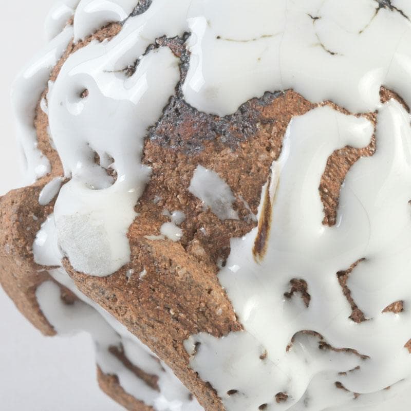 バラ　萩焼　三輪休雪造　盃　ぐい呑　共箱　V　9573