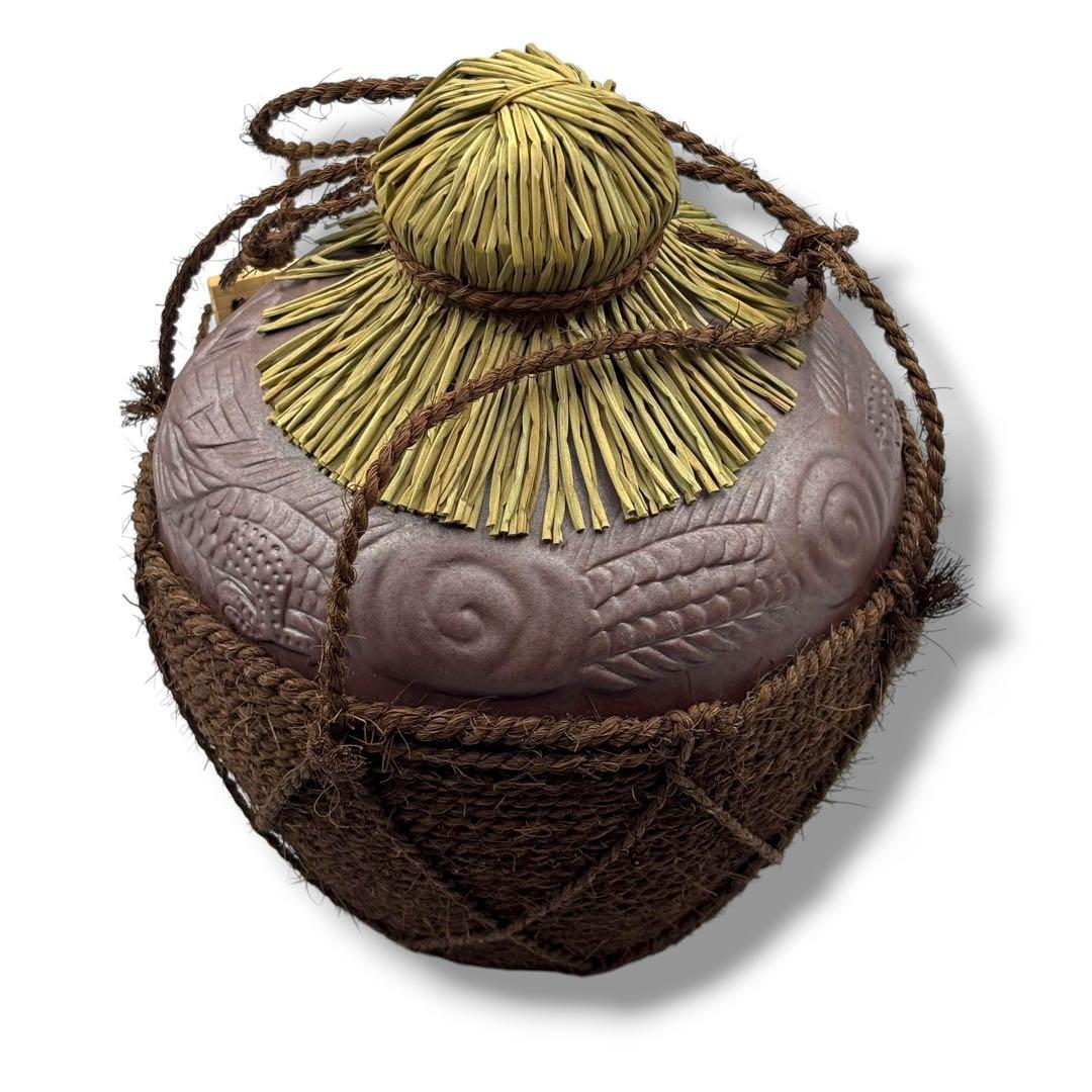 未開栓 菊之露 琉球泡盛 古酒 一升壺 壺浪漫 沖縄 お酒 1.8L