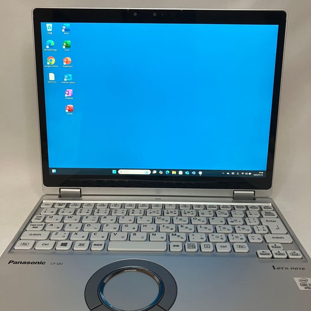 準美品 CF-QV9 i5 8GB 256GB WQXGA+ オフィス2024