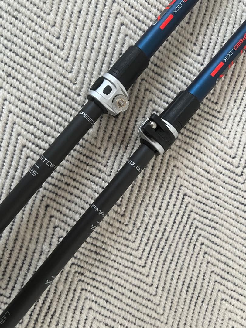 【美品】LEKI スキーストック 伸縮式 トリガーシステム