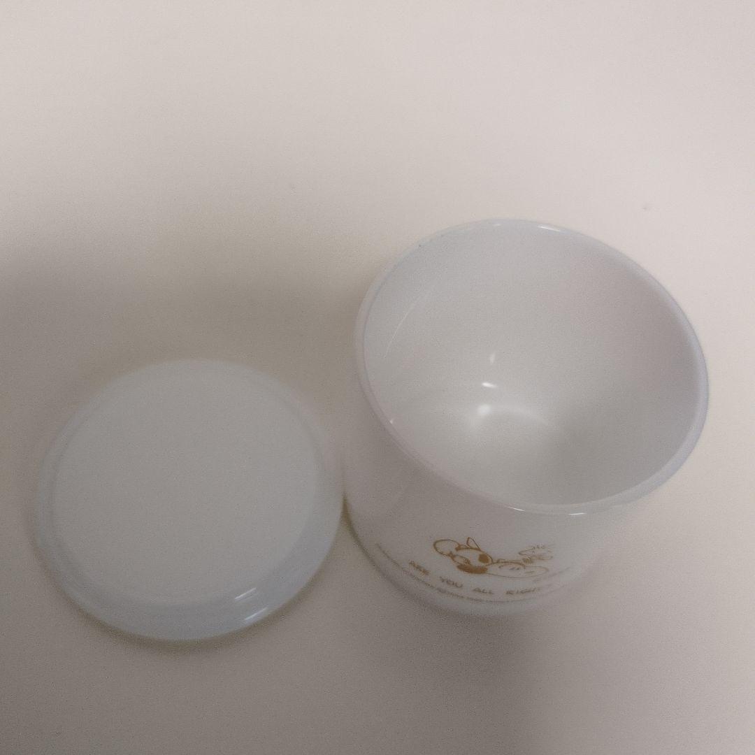 スヌーピー　アメリカ　ミルクガラス　容器　ヴィンテージ　希少