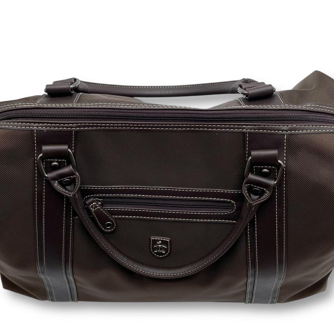 未使用級✨マンシングウェア ゴルフバッグ ナイロン 2way 茶