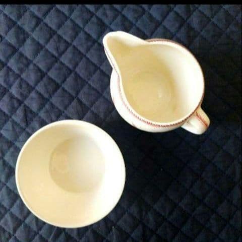 ほぼ未使用、スージークーパー「ピンクファーン」二人用ティーセット、９点セット