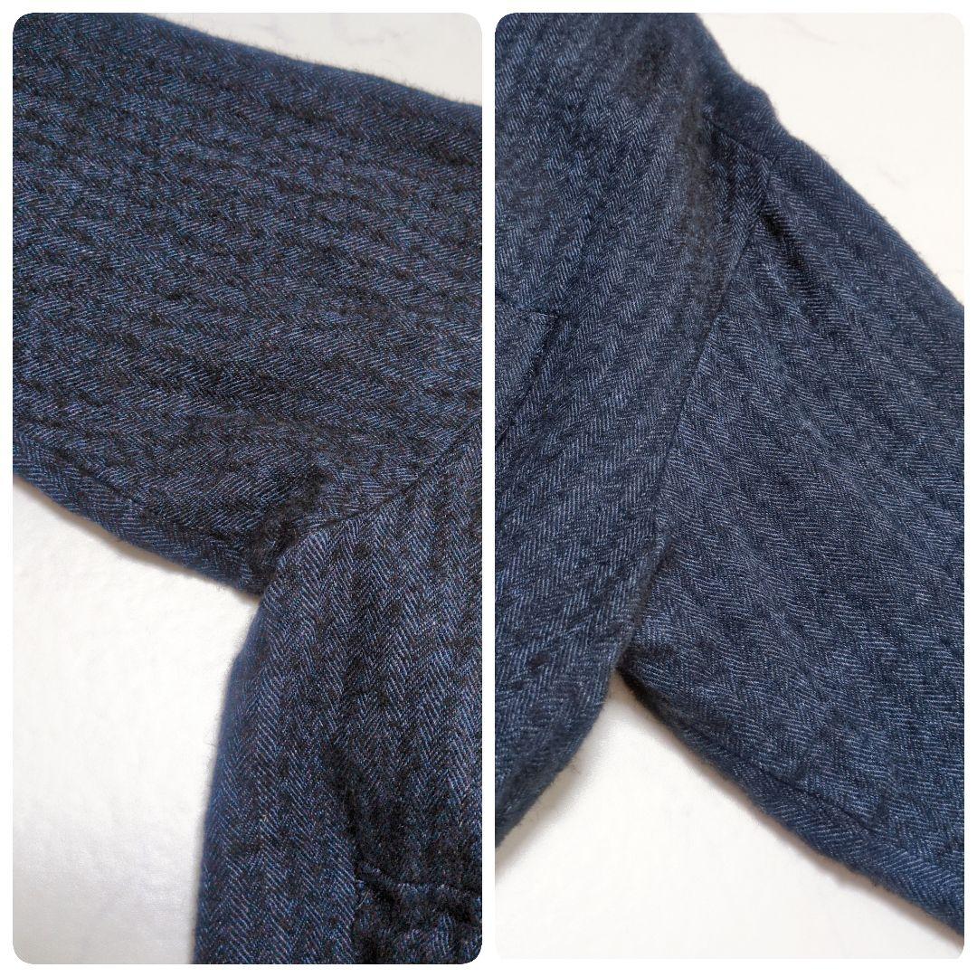 pas de calais✨️リネン ウール ヘリンボンジャケッ ト ゆったり❁