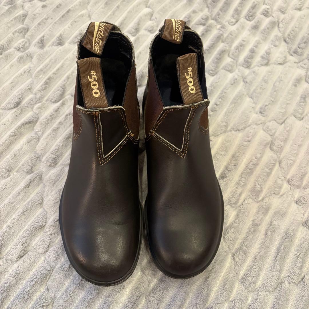 Blundstone 500 ブラウン サイドゴアブーツ