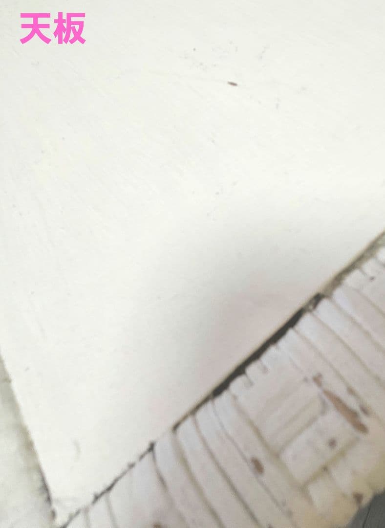 昭和レトロ/籐 ラタン/ラック 棚/シャビーペイント/ホワイト 白/アンティーク