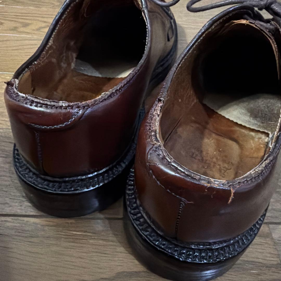 Alden プレーントゥ 990 US6.5 D コードバン　バーガンディ