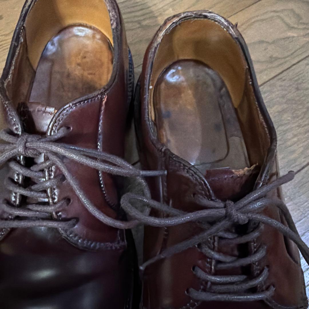 Alden プレーントゥ 990 US6.5 D コードバン　バーガンディ