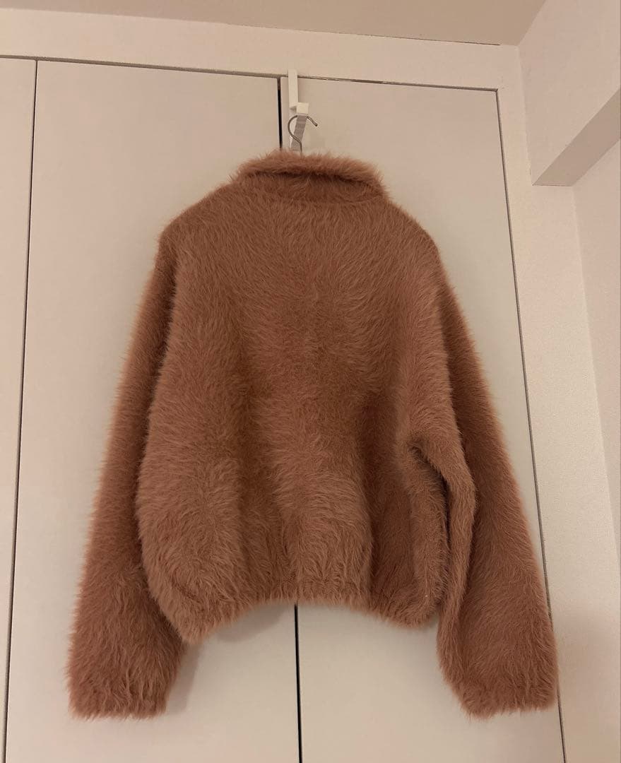 トゥモローランド ボールジィ フェザーヤーン ステンカラーカーディガン