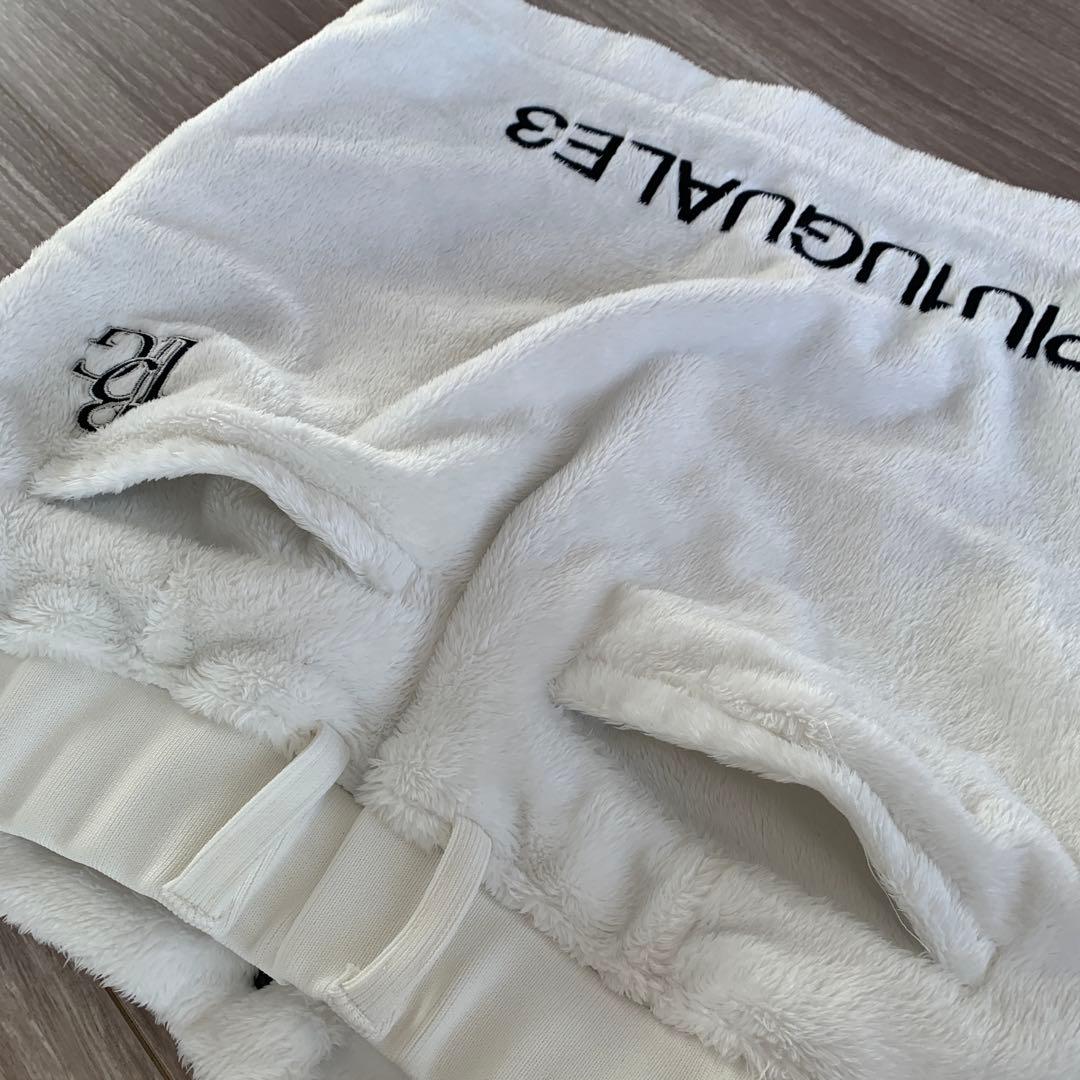 美品 ホワイトフリーススカート 1PIU1UGUALE3