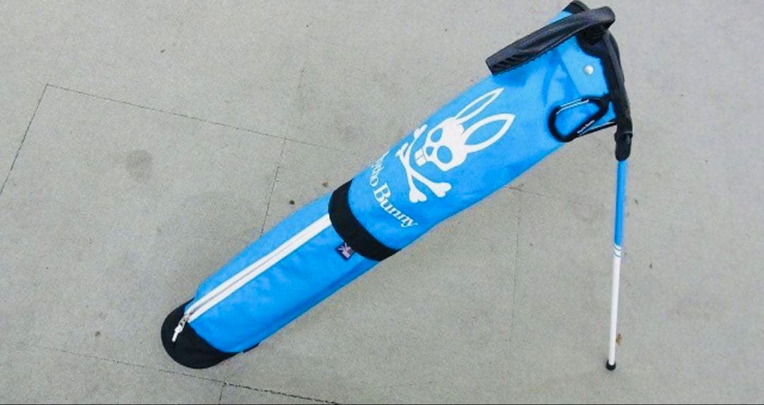 美品！サイコバニー（Psycho Bunny）クラブケース 定番 セルフスタンド