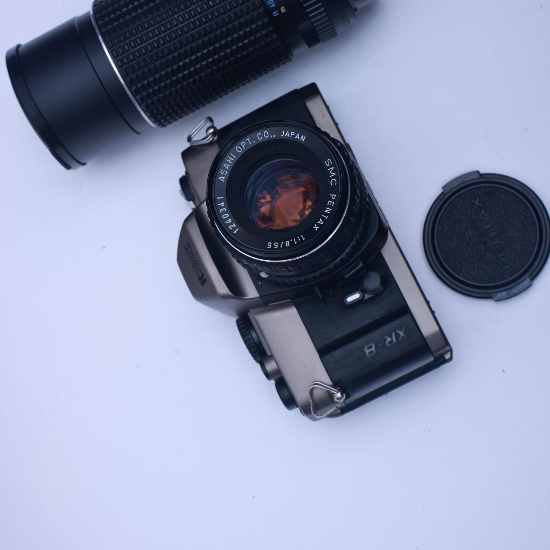 フィルムカメラ RICOH XR-8SUPER 単焦点レンズ2本