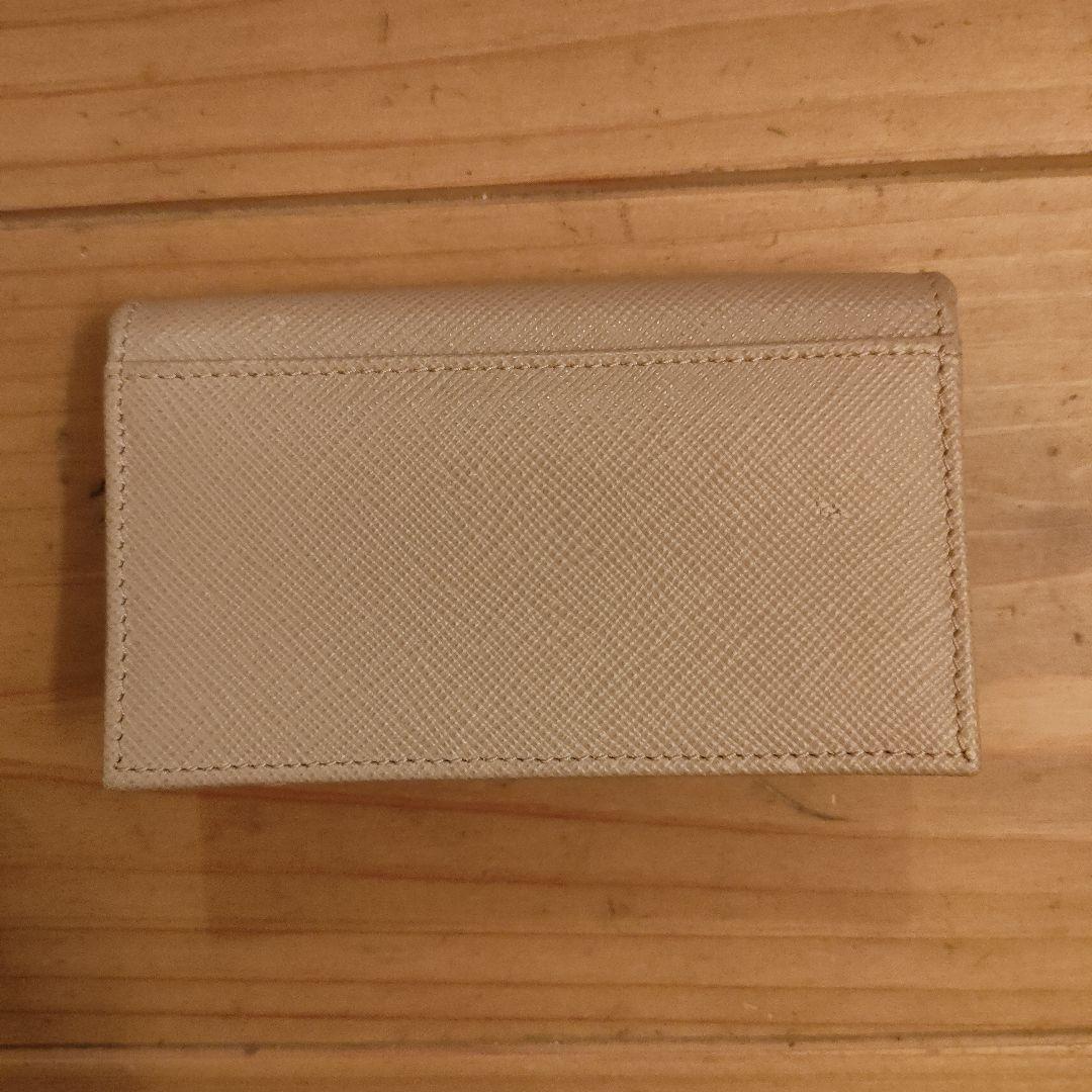 PRADA　名刺入れ　プラダ サフィアーノレザー　カードケース