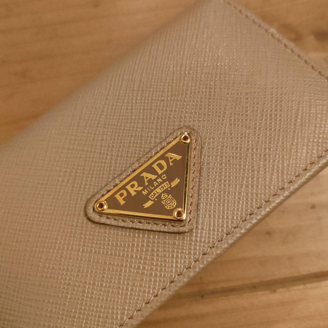 PRADA　名刺入れ　プラダ サフィアーノレザー　カードケース