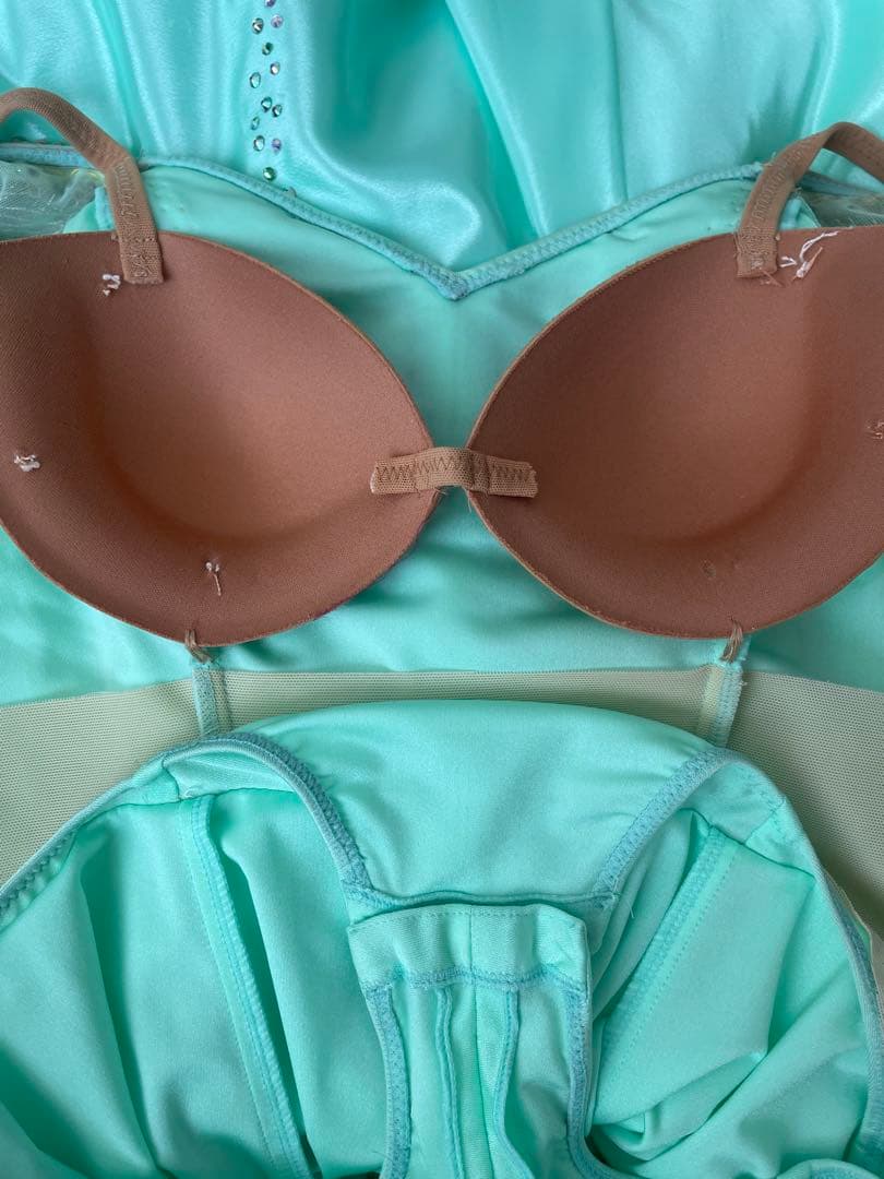 社交ダンス 【Chacott】スタンダードドレス ミントグリーン⭐️オーダードレス