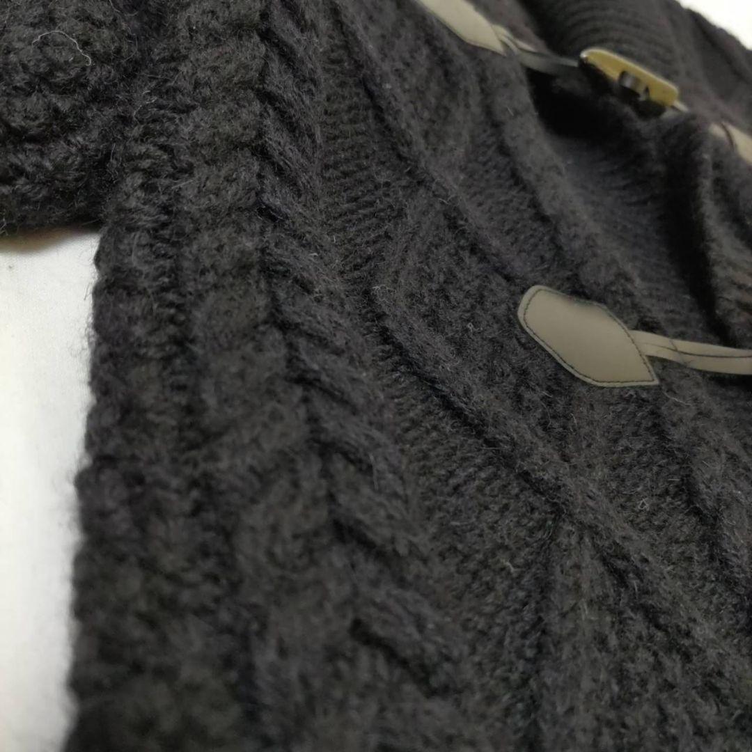 ヒステリックグラマー ケーブルニット トグルボタン ダッフル ウール100%
