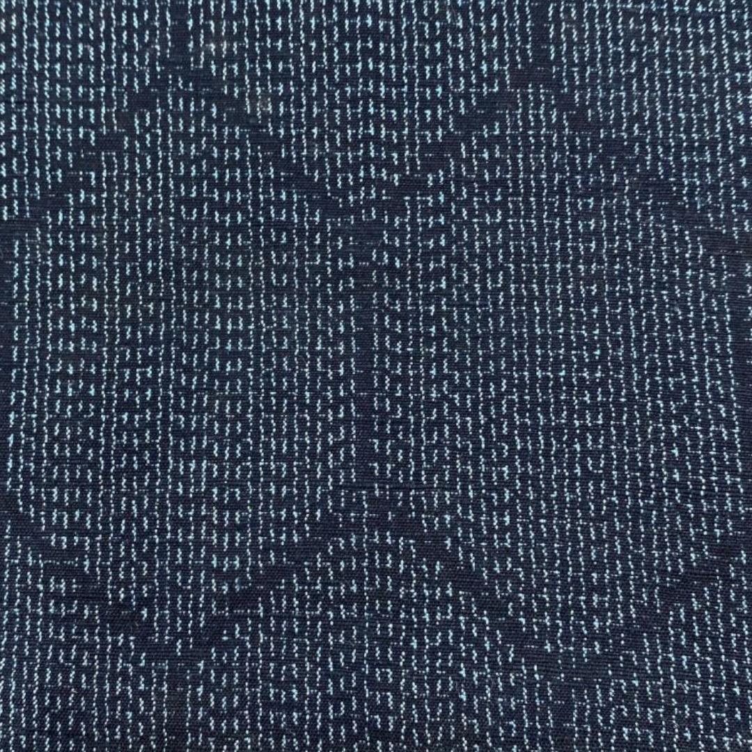 *着物反物*　辻ヶ花大島と十日町紬亀甲　大人の兵児帯　半幅帯　長尺470cm