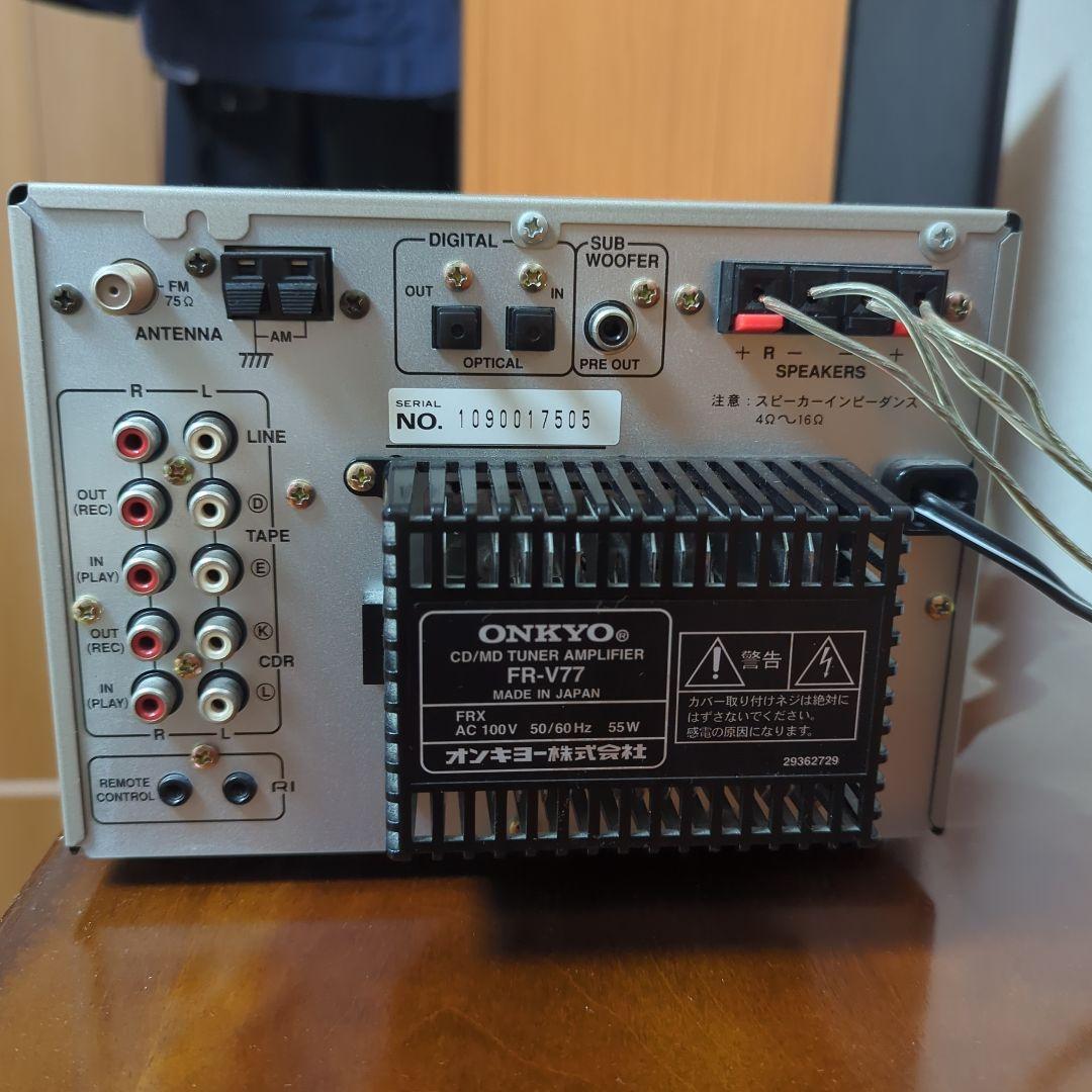 ONKYO FR-V77 D-V77 ミニコンポ CDプレーヤー