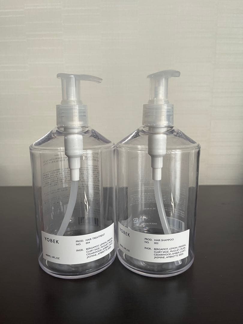 ヨベク　YOBEK シャンプー トリートメント セット 1000ml 空ボトル無